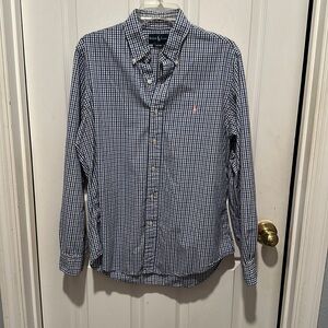 Polo Ralph Lauren Mens Custom Fit 100% Cotton Button Down Shirt 16 large
